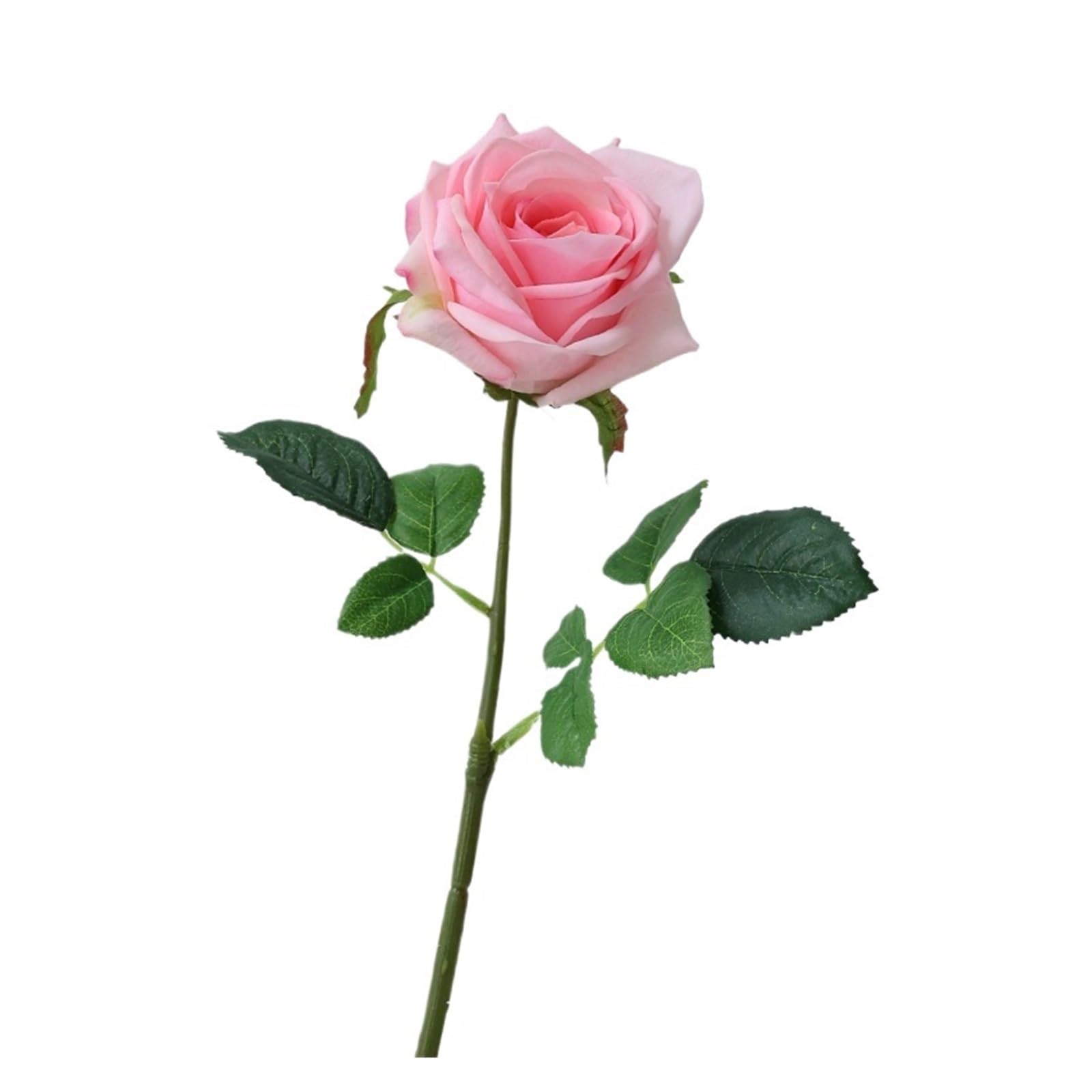 Casetlong 5Pcs Artificial Flowers Bouquet Wedding Decor Fake Home Decoration(Pink)