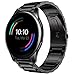 Produktbild Giaogor Armband Kompatibel mit OnePlus watch, Classic Edelstahl Uhrenarmband für Xiaomi Huami OnePlus watch (Schwarz)