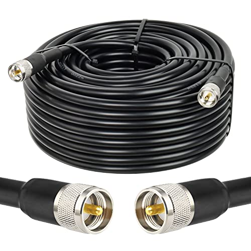 Alsr 400 Koaxialkabel, 10m, Verlustarm – SMA Auf N Stecker, 50 Ohm, Für Antennen & Funk