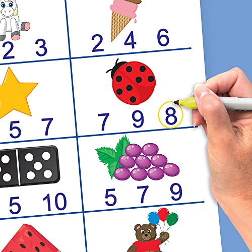 Image of NewPath Learning Number Sense Curriculum Mastery Flip Chart Set, Early Childhood