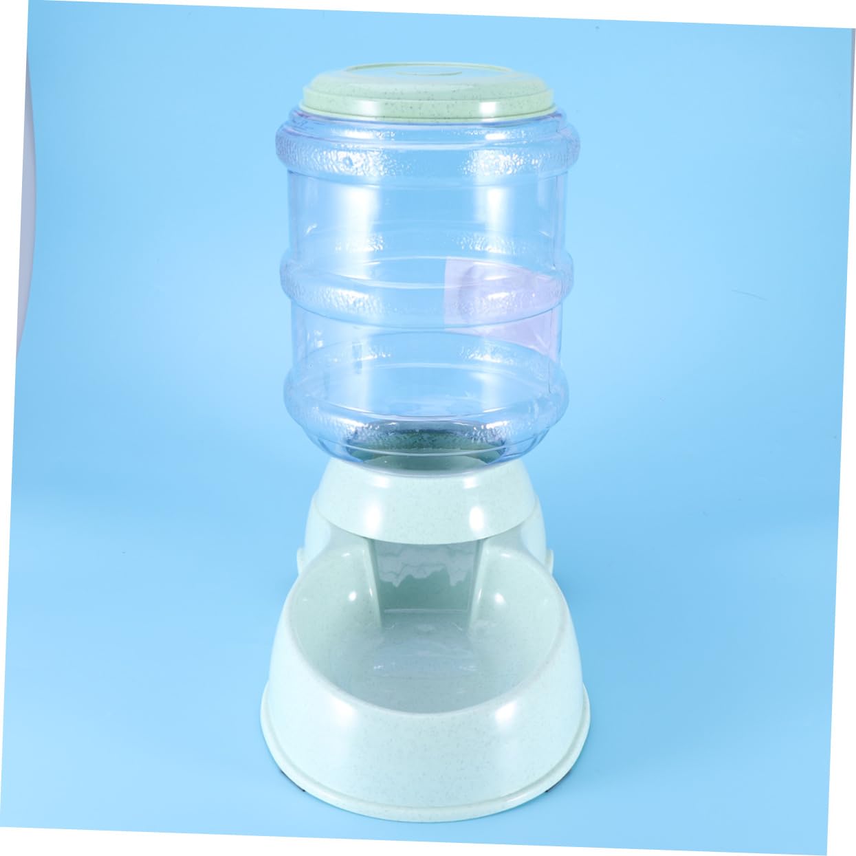 BESPORTBLE Suministros para Mascotas Dispensador Automático de Agua Y Comida para Mascotas Capacidad de 3 8 L Recipiente Desmontable Adecuado para Perros Y Gatos Verde