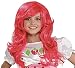 Strawberry Pink Wig for Kids - Curly Wavy Hair Synthetic Fiber Anime Costume