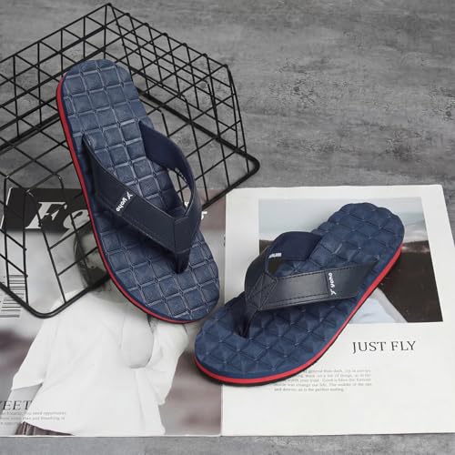 Image of YOHO Grip Nova Slippers for Men with Arch Support, Cloud Cushion Comfort, Lightweight & Anti Skid | Flip Flop for Everyday Use, Footwear for Man /Boys /Gents
