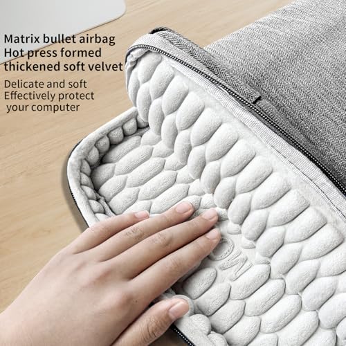 Image of MOCA Laptop Sleeve Case 15-15.6 inch, Shockproof Protective Computer Sleeve Cover with Accessories Pocket, Water Resistant Compatible for MacBook Dell HP Acer Asus Lenovo