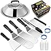 Griddle Accessories Compatible with Blackstone and Camp Chef, Flat Top Griddle Scraper Tool with Melting Dome for Outdoor Cooking, Grill Accessories Griddle Accessories Compatible with Blackstone and Camp Chef, Flat Top Griddle Scraper Tool with Melting Dome for Outdoor Cooking, Grill Accessories