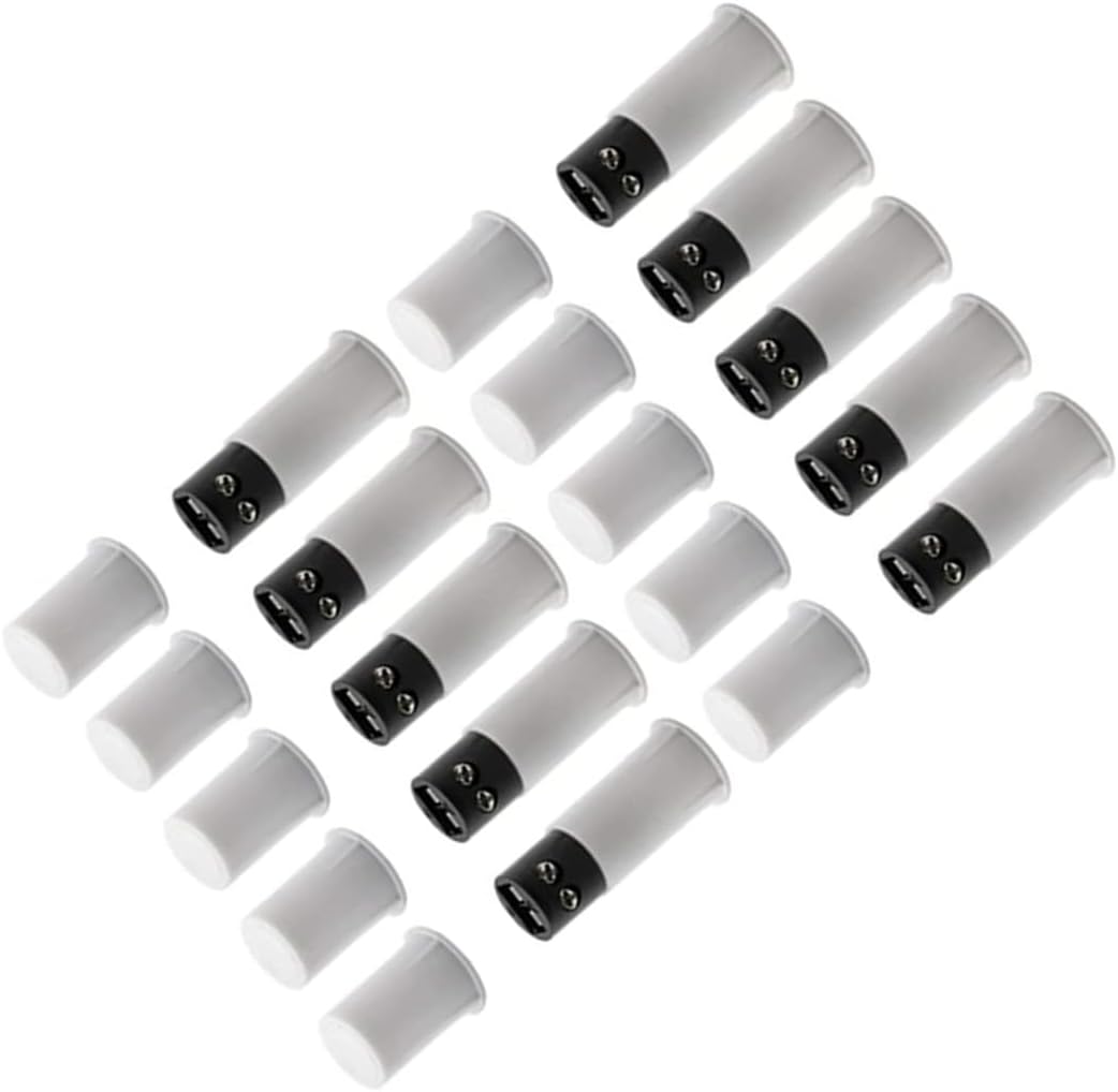 MC-33C NC Magnetic Reed Switch Recessed Door Window Alarm, Magneti Door Switch, Contact Sensor, for Home Security and Burglar Alarm Systems, (10 Sets)