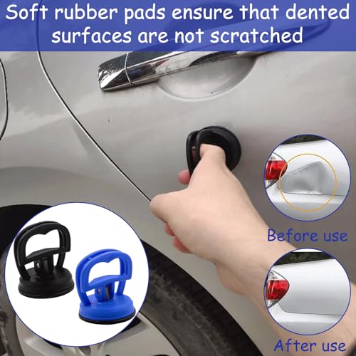 dellenzieher,2 Stück Auto Dent Saugnapf,Dent Abzieher,Beulen Reparaturset,Beulenzieher Auto,Dellen Rausziehen,Saugnapf Auto,Saugheber Vakuumsauger,Dellen Saugnapf Für Auto Dellen,Handy,Glasscheiben