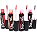 LA GIRL 4 PCS LIP GLOSS MATTE FLAT FINISH PIGMENT PAINT SUPER INTENSE COLOR + FREE EARRING