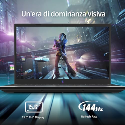 Acer Nitro V 15 ANV15-51-5673 Notebook Gaming, Processore Intel Core i5-13420H, Ram 16 GB DDR5, 512 GB SSD, Display 15.6" FHD IPS 144 Hz LED LCD, NVIDIA GeForce RTX 4050 6 GB, Windows 11 Home - Notebook - Immagine 5