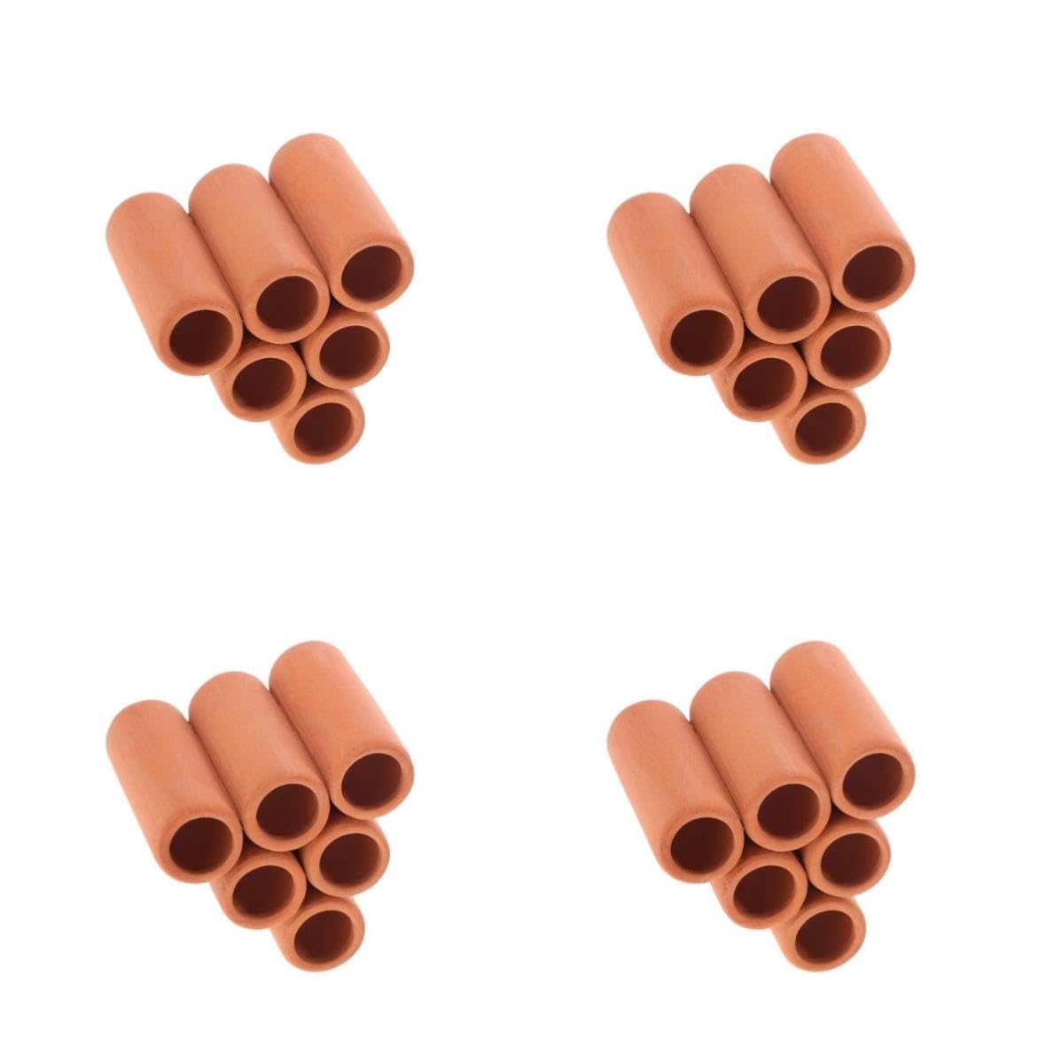 Operitacx 4 Sets Keramik Aquarium Versteck Höhle für Garnelen und Fische,