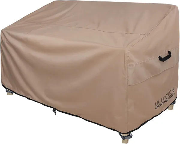 ULTCOVER Patio Furniture Sofa Cover 60W x 35D x 35H inch Waterproof Outdoor 2-Seater Loveseat Cover