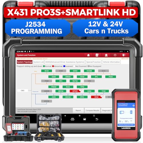 LAUNCH X431 PRO3S+SMARTLINK HD Heavy Duty Truck Scanner,2026 Diesel&Gasoline Bidirectional...