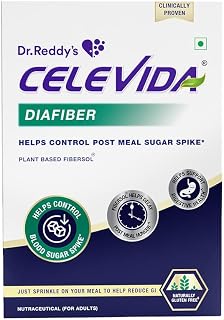 Celevida Diafiber - Diabetes Care Product| 100% Plant-Based Fibersol® Helps Control Post Meal Sugar Spike - 360g (Pack of ... Price In India