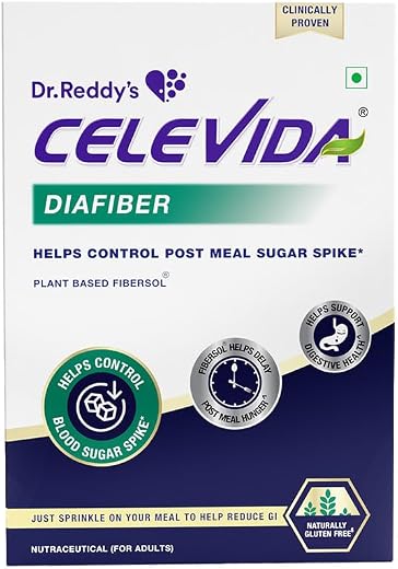 Celevida Diafiber - Diabetes Care Product| 100% Plant-Based Fibersol® Helps Control Post Meal Sugar Spike - 360g (Pack of ...