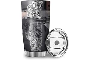 Tiger Travel Mug with Double Insulation