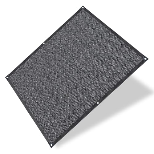 Joepen 50% Black Shade Cloth with Grommets,...