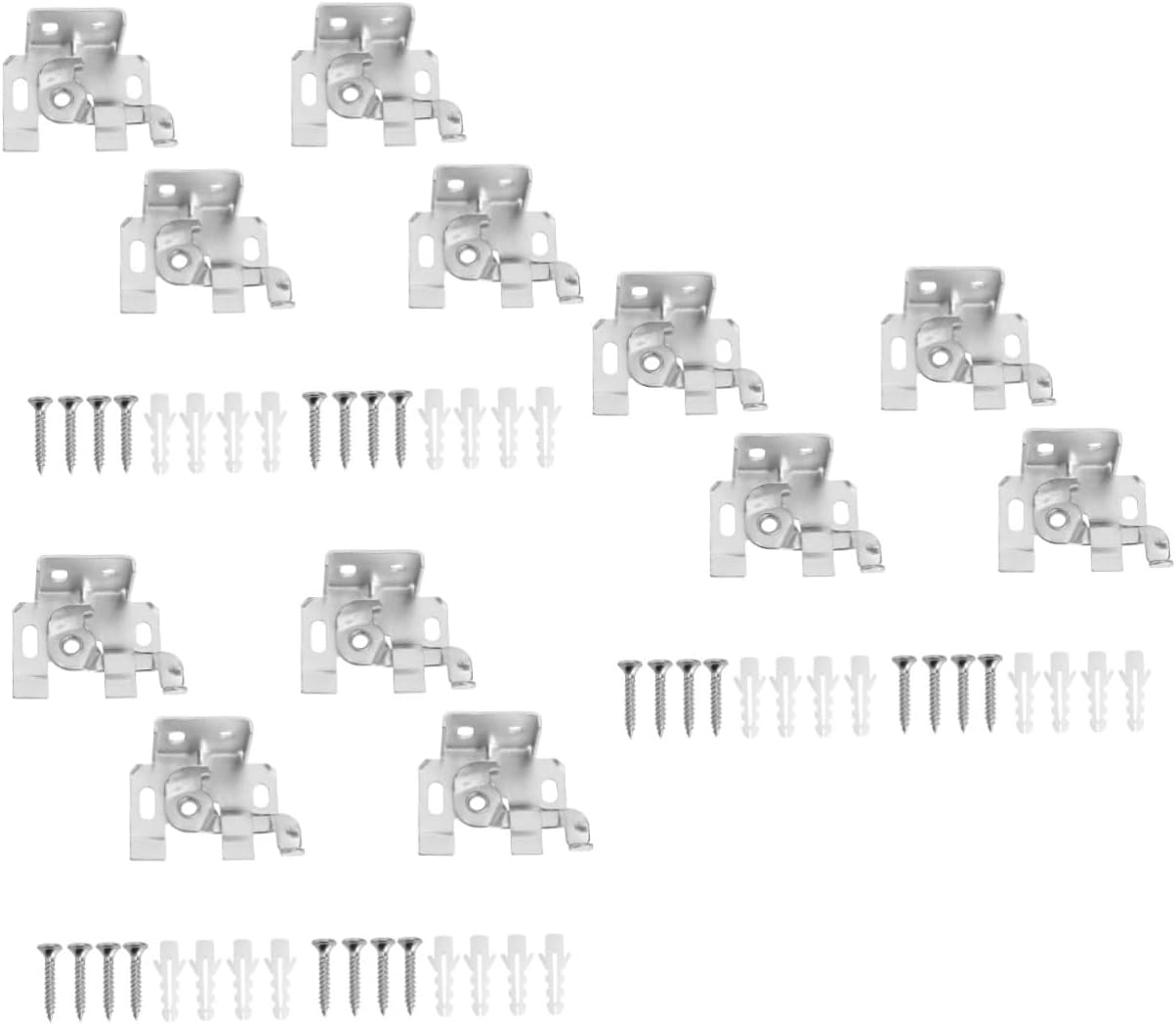 BESPORTBLE 3sets Curtain Rail Installation Accessories Curtain Track Fittings for Home Use Easy to Install Space-saving Design