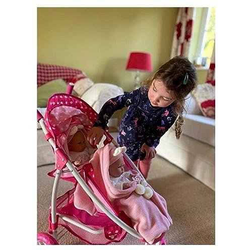 Roma Dotty Tandem - Passeggino doppio per bambole