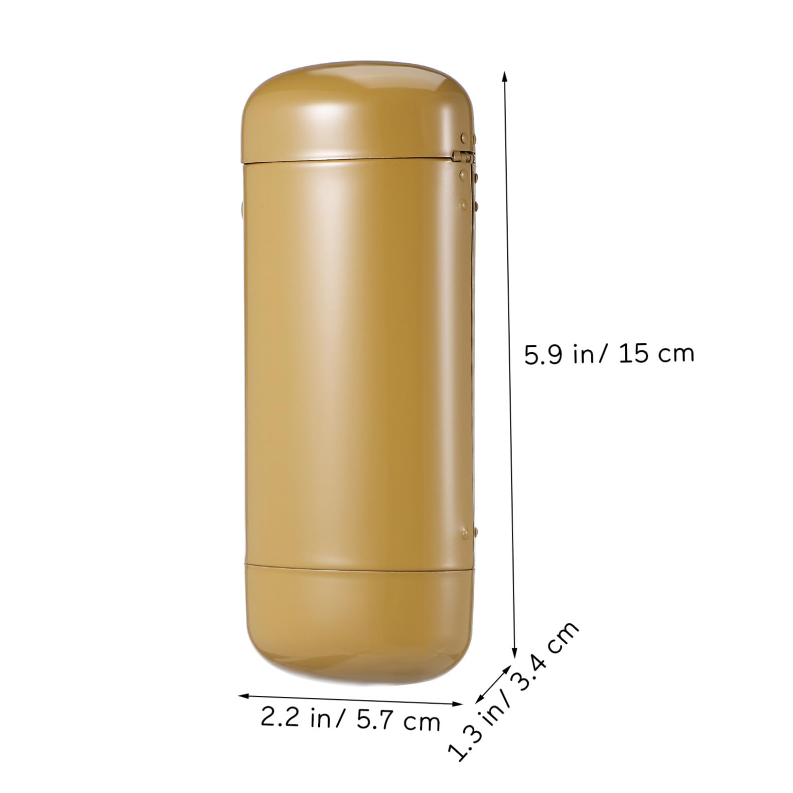 Estuche Rígido Metálico para Gafas de Viaje Diseño Delgado y Resistente con Botón Lateral Protección contra y Arañazos para Hombre y Mujer Almacenamiento Versátil para Gafas y