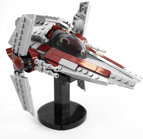 irvis Bloques de construcción de Space Wars Galaxy Squadron Starfighter, nuevo modelo de nave espacial coleccionable avanzada, kit de construcción