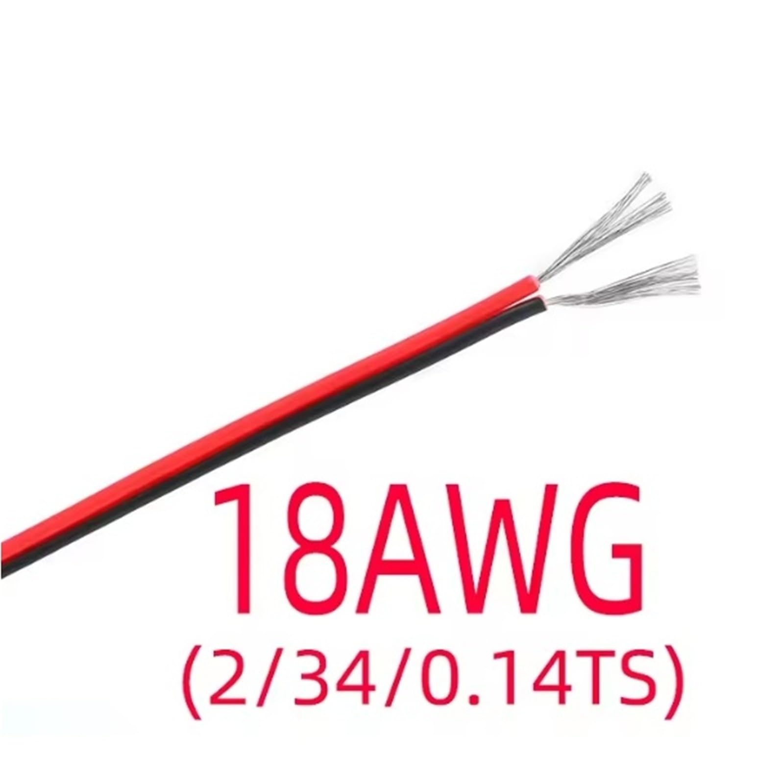 Przewód silikonowy 5 metrów kabel elektryczny 18/20/22/24/26 AWG