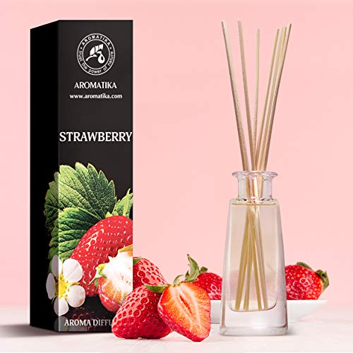 Parfum ambiance diffuseur arôme à fraise 100ml bâtonnets maison