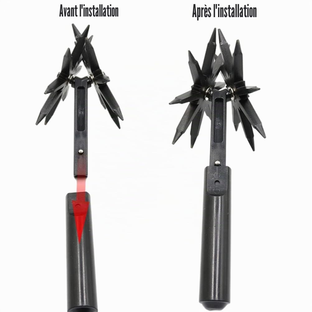 Outil de culture rotatif, outil de tournage manuel du sol, motoculteur portable sans fil, motoculteur rotatif de jardin pour resemer l'herbe ou le mélange de sol
