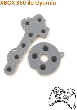 Xbox 360 Uyumlu Silikon Buton Ped Tak m