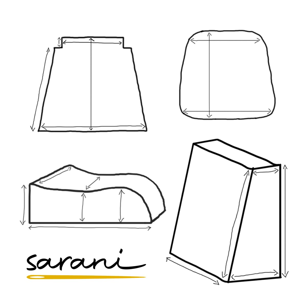 SaRani Spugna in Poliuretano Rettangolare per Imbottiture di Cuscini e Schienale per Divani, Materassi Panche - Densità 30 kg/mc (80 x 70 x 12 cm)