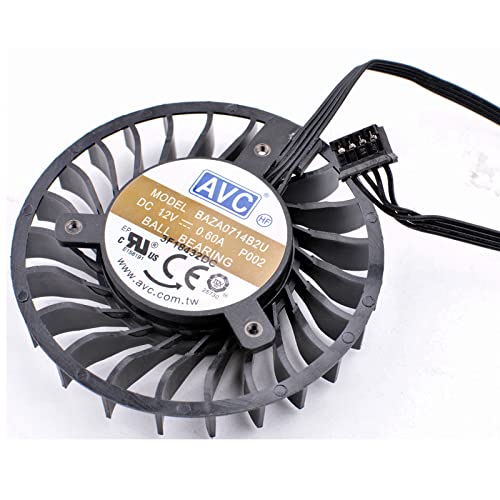 BAZA0714B2U Fan 12V 0.60A Cooling Fan