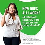 alli Weight Loss Diet Pills, Orlistat 60 mg Capsules, Non Prescription Weight Loss Aid, 120 Count Refill Pack - Image 2