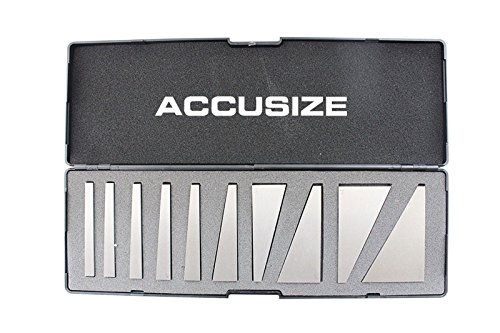 Accusize Industrial Tools 10 Pcs Precision Angle Block Set, 3602-0111 #TOP4