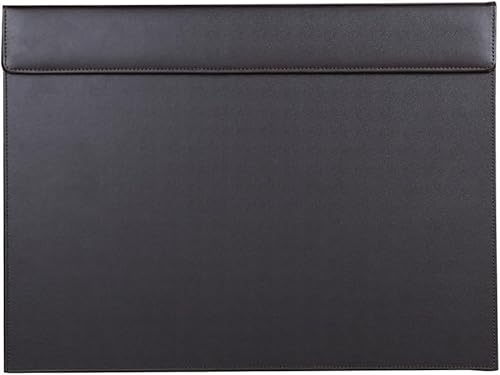 KINGFOM Protector Mesa Escritorio en Cuero 60X45cm Alfombrilla de de Vade de Marrón-A189