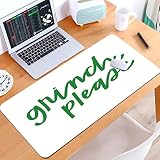 SHIVNAMI Tapis de Souris Gaming ,Dites Bonjour à Vos Magnifiques Citations inspirantes dorées sur Simple et Belle,Base en Caoutchouc Antidérapant Surface-pour Ordinateur et PC
