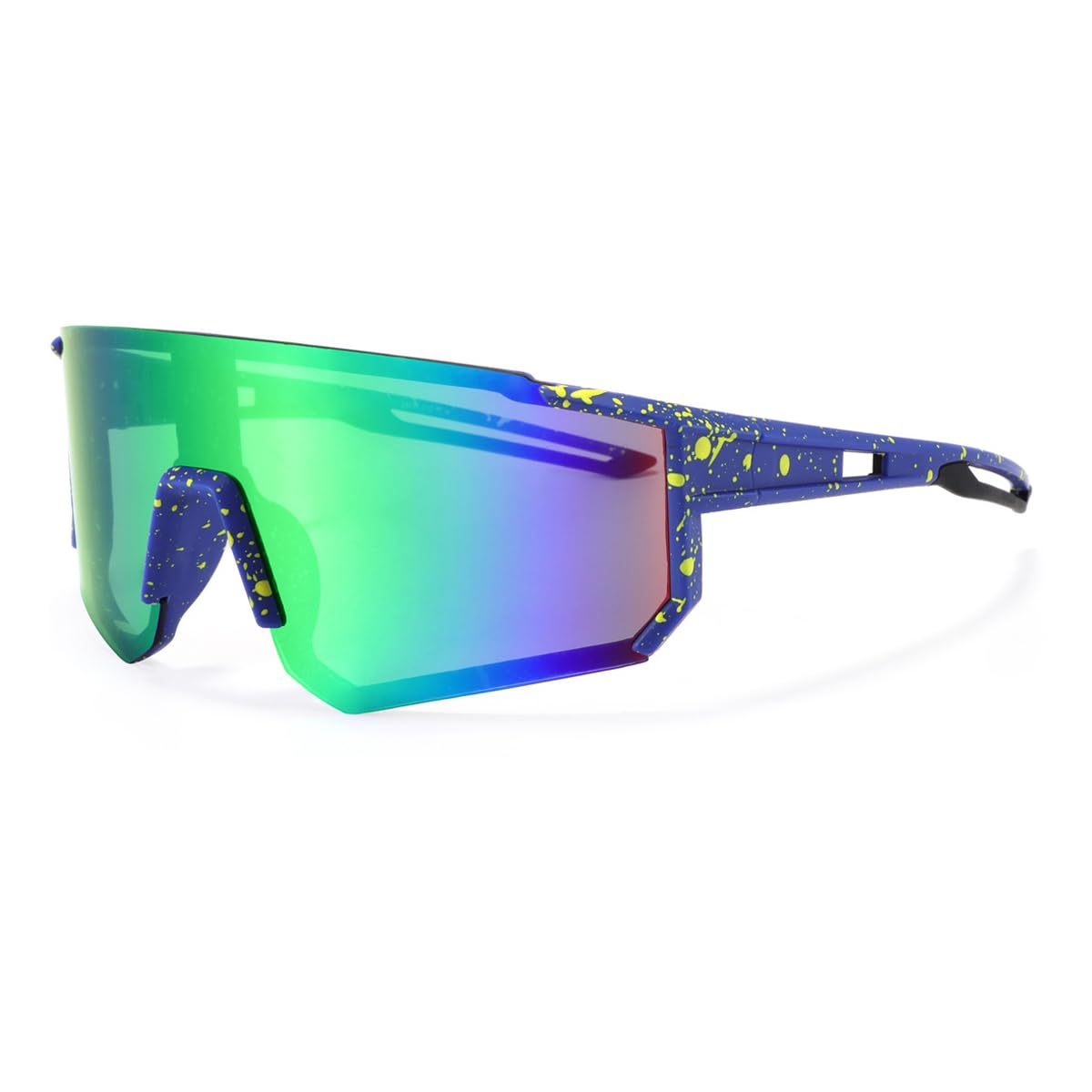 DUOCIYUAN Schnelle Brille Rave,Fahrradbrille Sonnenbrille für Herren und Damen Sportbrille UV400 Schutz Rennrad Brille Winddicht