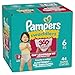 Pampers Diapers - Swaddlers 360° - Size 6, 44 Count, up to 100% Leakproof Comfy Dry Fit, Designed for Easy Changes, Pull On Baby Diaper (Packaging May Vary)