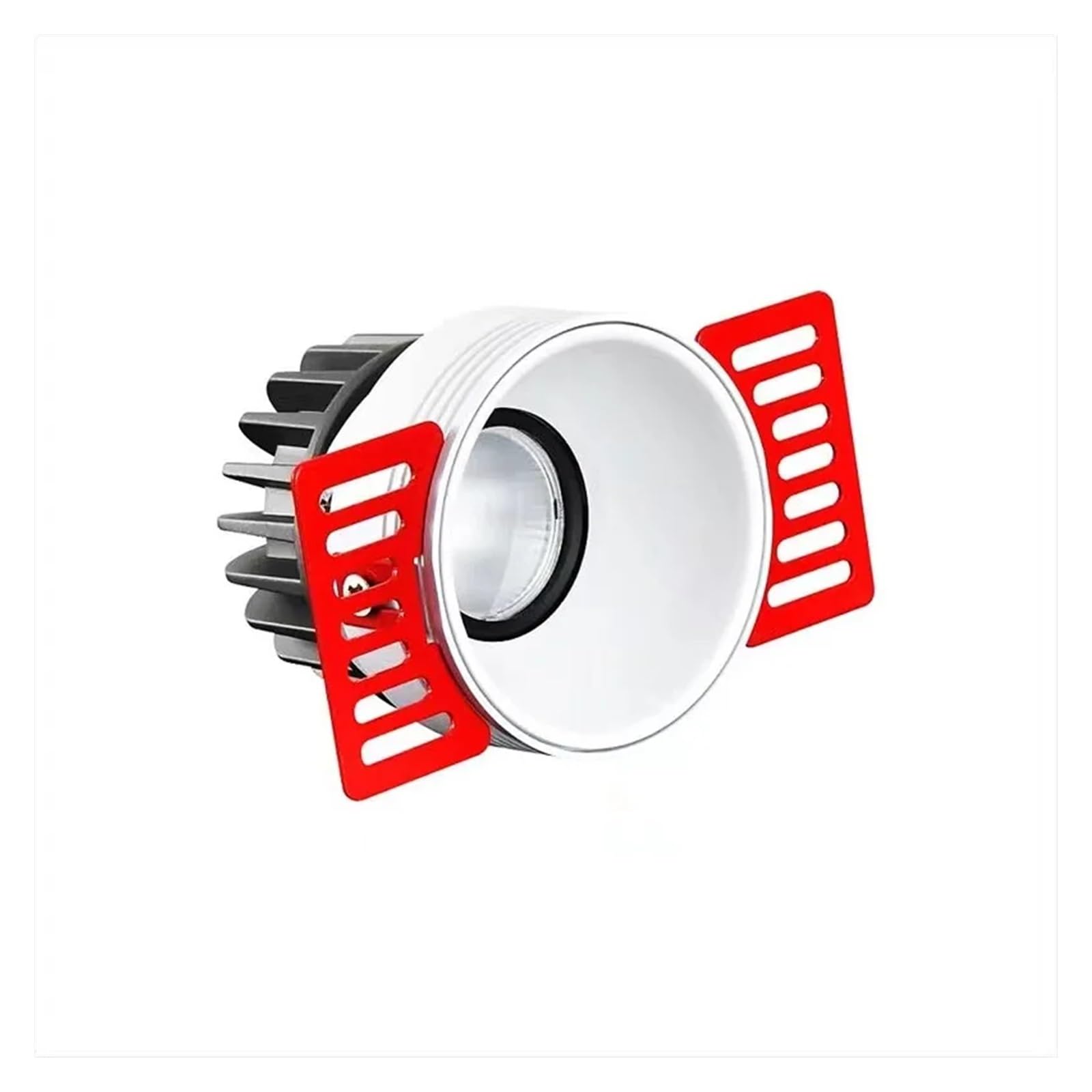 AV85V-220V regulowana bez obramowania wpuszczana lampa do mycia ścian projektor COB 7W9W12W15W ściemniana lampa sufitowa oświetlenie salonu (biała, ciepła biel 3000 K)