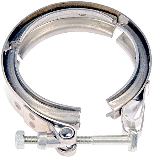 Abrazadera de banda en v para el tubo de escape del turbo de motores Ford 6.0L y 7.3L APDTY