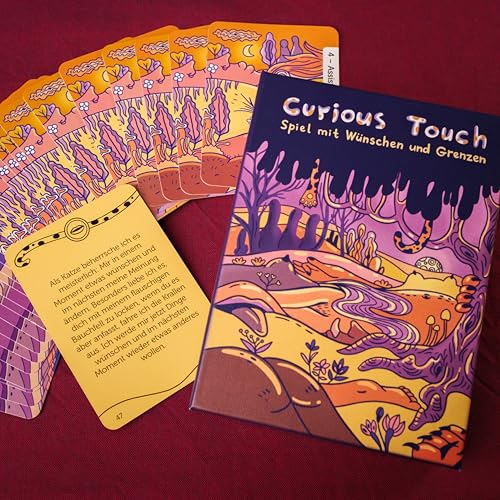 Curious Touch - Dein sexpositives Beziehungsabenteuer als Kartenspiel | Paarspiel | Sexspiel für Paare | Achtsame Sexualität | Sexuelle Kommunikation | Tantra | LGBTQIA+ friendly | Erotikspiel