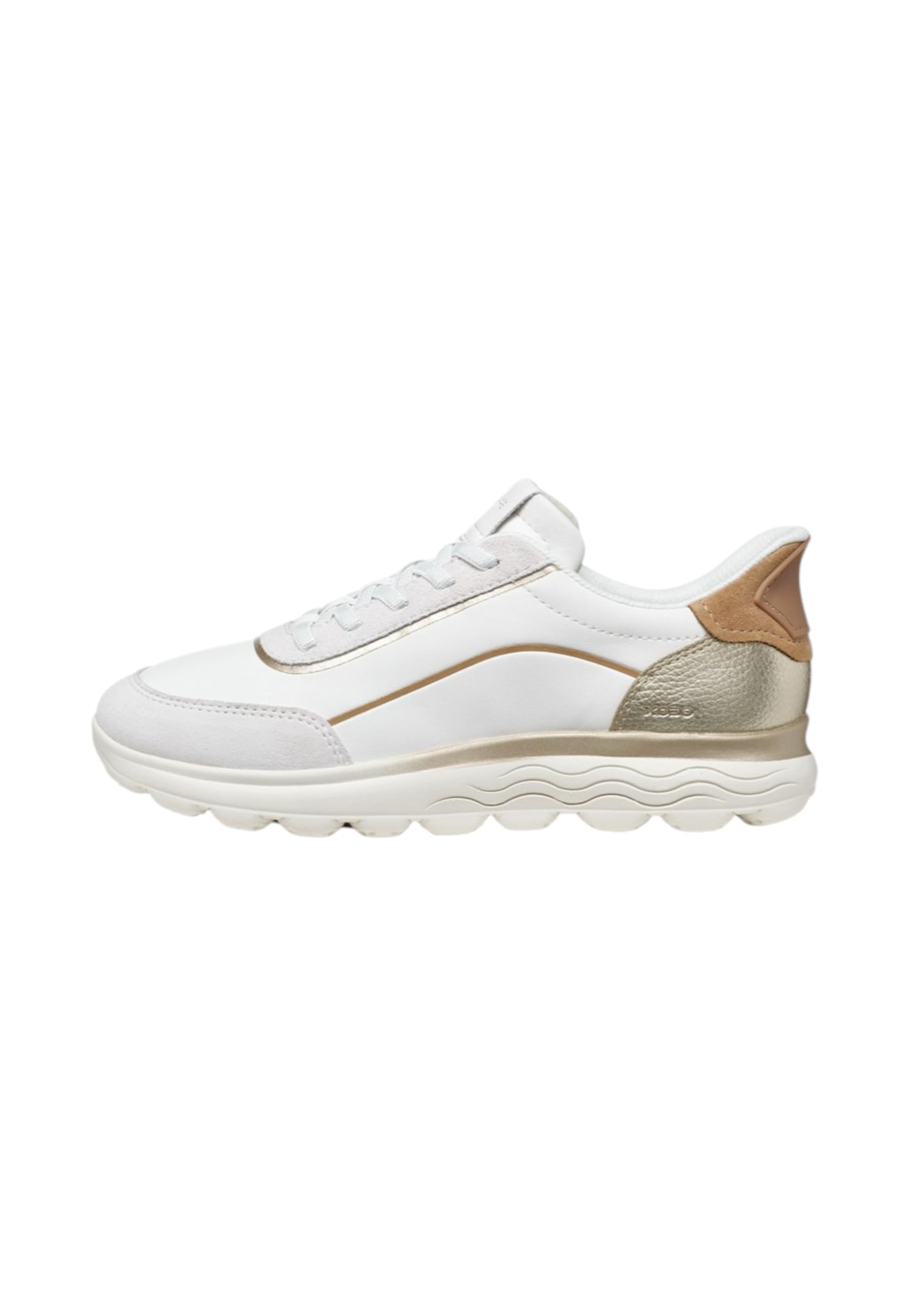 Geox Damen Blanc Sneakers Spherica Plus