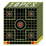 ATFLBOX 12x12 inch Splatter Paper Targets and Adhesive Target Papers.Shooting Outdoor and Indoor. Rective Shooting Targets for Air Gun - Rifle - Pistol - Airsoft - Air Rifle (10 Pack)