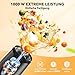 TECKNET 1000W Smoothie Maker, Smoothie Mixer mit 2 BPA-freie Becher (500ml&150ml), Standmixer Klein mit Kreuzklingen aus Edelstahl 304, Smoothie Maker to go für Milchshakes & Smoothie & Babynahrung
