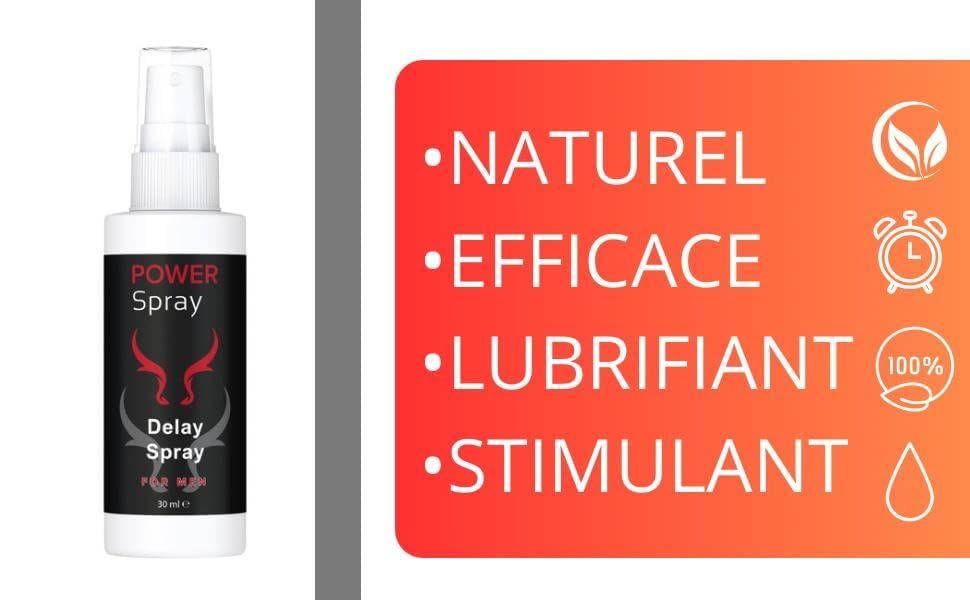 Spray energizante a base de silicona para hombre 30 ml con Citrulina Prolonga y alarga la experiencia.Uso externo topico