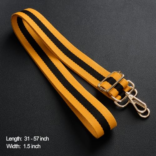 Image of chushui Bold Stripe Purse Strap for Handbags, Woven Shoulder Strap
