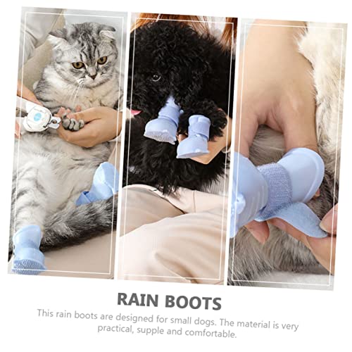 Bottes imperméables pour chien chaussures pour chiots saison des pluies - 5