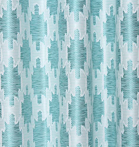 Image of Ultimate Digital Print Insulated Crystal Grommet Room Darkening Curtains /Drapes for Bedroom /Living Room Long Door - 10 feet - 2 Panels, Sky Blue