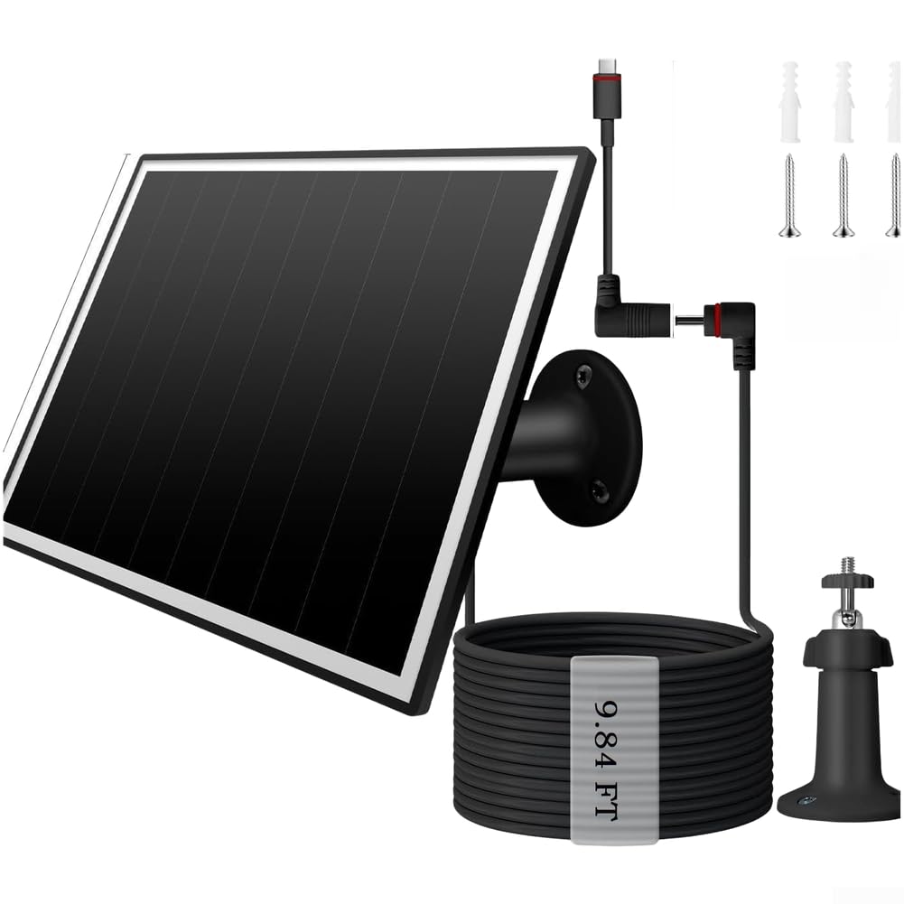 Panneau solaire 6W pour alimenter la Ring Doorbell de votre maison