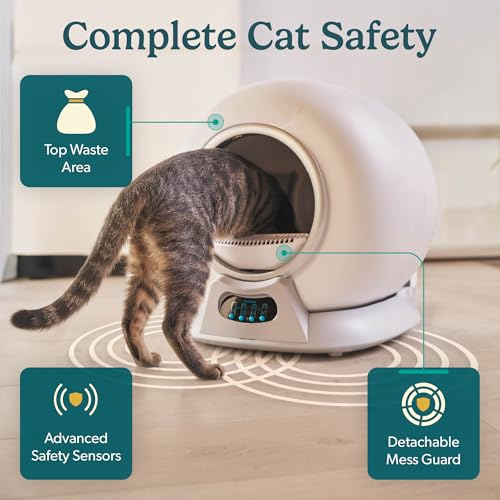 PetCove PurrTek Automatic Self-Cleaning Litter Box with App Control & 5-Sensor Safety — view 9