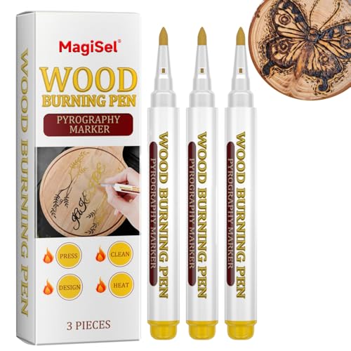 Holzbrennstift Marker Wood Burning Pen Scorch Marker Für Und Handwerk Wood Burning Pen Holzbearbeitungs Brennstift Malerpinsel für Holzarbeiter Stifte für die Holzbearbeitung