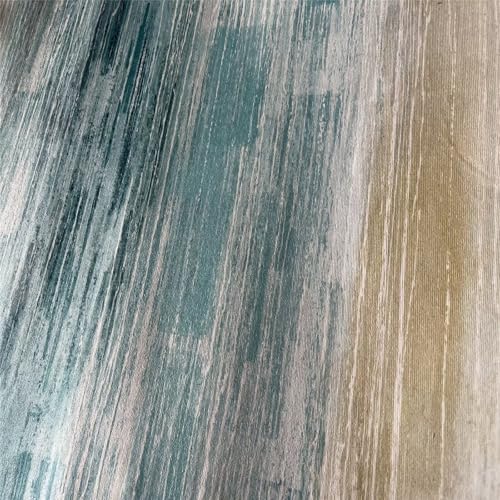 Tapis d'entrée bleu 40x60cm au motif minimaliste flou